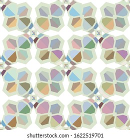 Abstract background texture in geometric ornamental style. Seamless design.