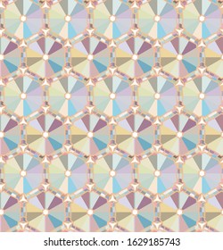 Abstract background texture in geometric ornamental style. Seamless design.