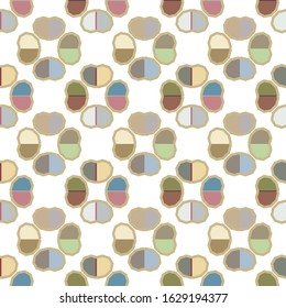 Abstract background texture in geometric ornamental style. Seamless design.