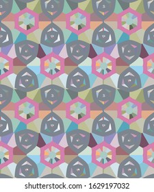 Abstract background texture in geometric ornamental style. Seamless design.
