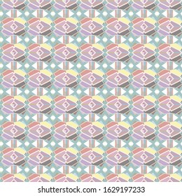 Abstract background texture in geometric ornamental style. Seamless design.