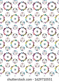 Abstract background texture in geometric ornamental style. Seamless design.