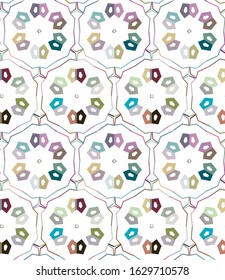 Abstract background texture in geometric ornamental style. Seamless design.