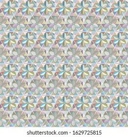 Abstract background texture in geometric ornamental style. Seamless design.