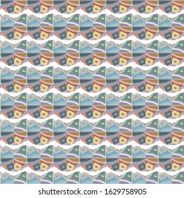 Abstract background texture in geometric ornamental style. Seamless design.
