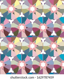 Abstract background texture in geometric ornamental style. Seamless design.