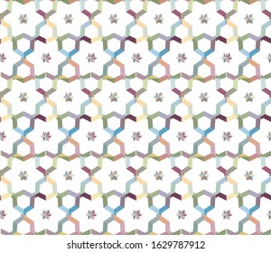 Abstract background texture in geometric ornamental style. Seamless design.