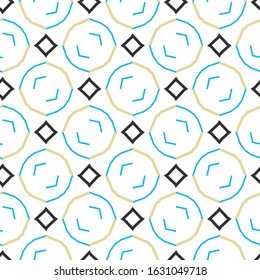 Abstract background texture in geometric ornamental style. Seamless design.