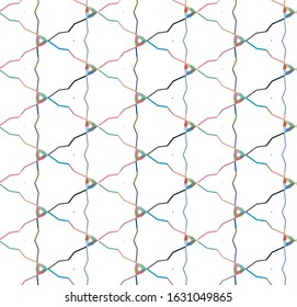 Abstract background texture in geometric ornamental style. Seamless design.