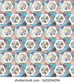 Abstract background texture in geometric ornamental style. Seamless design.