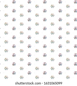 Abstract background texture in geometric ornamental style. Seamless design.