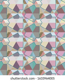 Abstract background texture in geometric ornamental style. Seamless design.