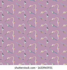 Abstract background texture in geometric ornamental style. Seamless design.