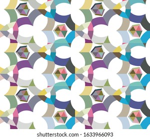Abstract background texture in geometric ornamental style. Seamless design.