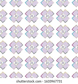 Abstract background texture in geometric ornamental style. Seamless design.