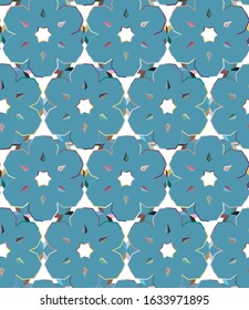 Abstract background texture in geometric ornamental style. Seamless design.