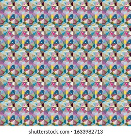 Abstract background texture in geometric ornamental style. Seamless design.