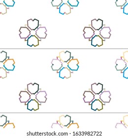 Abstract background texture in geometric ornamental style. Seamless design.