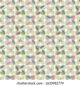 Abstract background texture in geometric ornamental style. Seamless design.