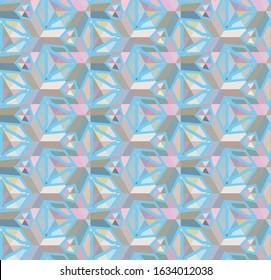 Abstract background texture in geometric ornamental style. Seamless design.