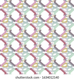 Abstract background texture in geometric ornamental style. Seamless design.