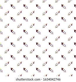Abstract background texture in geometric ornamental style. Seamless design.