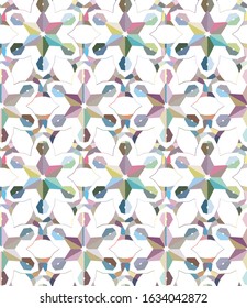 Abstract background texture in geometric ornamental style. Seamless design.