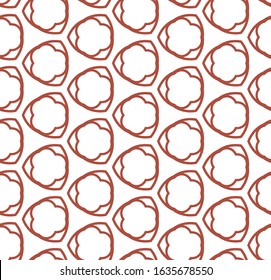 Abstract background texture in geometric ornamental style. Seamless design.