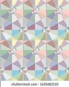 Abstract background texture in geometric ornamental style. Seamless design.