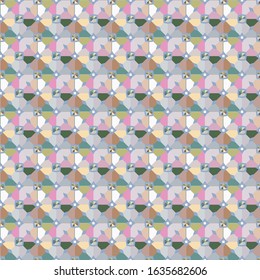 Abstract background texture in geometric ornamental style. Seamless design.