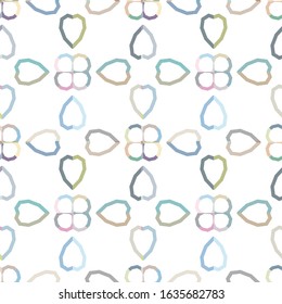 Abstract background texture in geometric ornamental style. Seamless design.