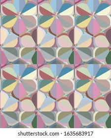 Abstract background texture in geometric ornamental style. Seamless design.