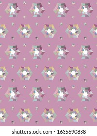 Abstract background texture in geometric ornamental style. Seamless design.