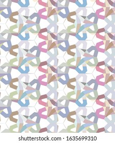 Abstract background texture in geometric ornamental style. Seamless design.
