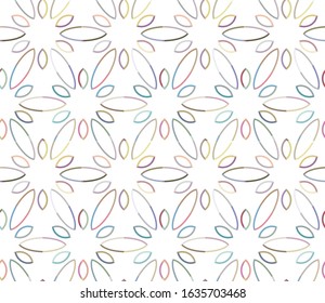 Abstract background texture in geometric ornamental style. Seamless design.
