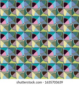 Abstract background texture in geometric ornamental style. Seamless design.