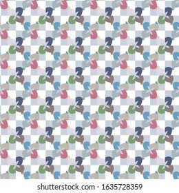 Abstract background texture in geometric ornamental style. Seamless design.