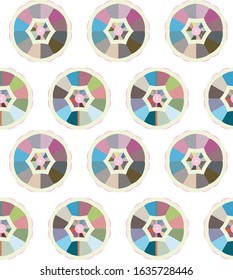 Abstract background texture in geometric ornamental style. Seamless design.
