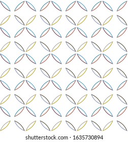 Abstract background texture in geometric ornamental style. Seamless design.
