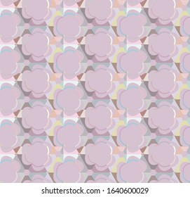 Abstract background texture in geometric ornamental style. Seamless design.
