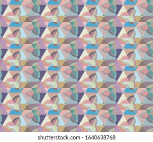 Abstract background texture in geometric ornamental style. Seamless design.