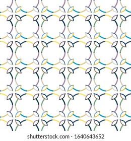 Abstract background texture in geometric ornamental style. Seamless design.