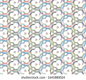 Abstract background texture in geometric ornamental style. Seamless design.