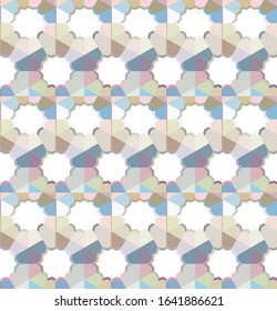 Abstract background texture in geometric ornamental style. Seamless design.