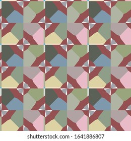 Abstract background texture in geometric ornamental style. Seamless design.