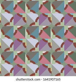 Abstract background texture in geometric ornamental style. Seamless design.