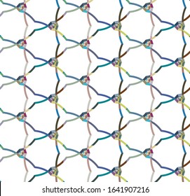 Abstract background texture in geometric ornamental style. Seamless design.