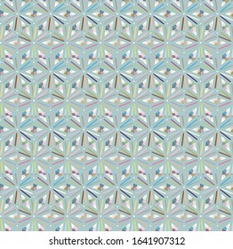 Abstract background texture in geometric ornamental style. Seamless design.