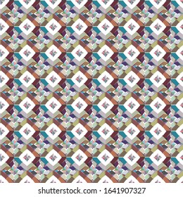 Abstract background texture in geometric ornamental style. Seamless design.