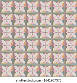 Abstract background texture in geometric ornamental style. Seamless design.